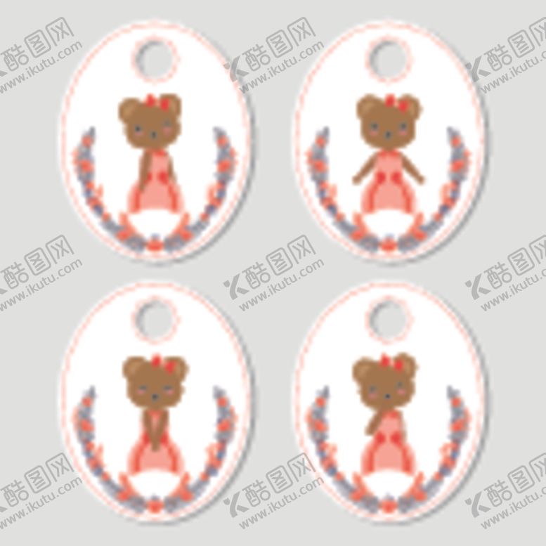 编号：74718409212344411565【酷图网】源文件下载-卡通动物卡片