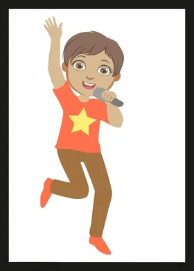 手绘男人男孩卡通动画动画卡通