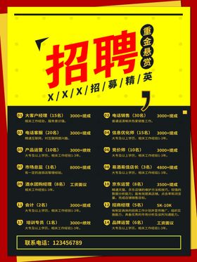 招聘广告