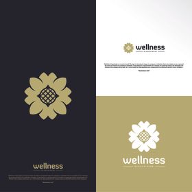 花朵图标logo文化志创意志志logo