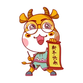 卡通牛