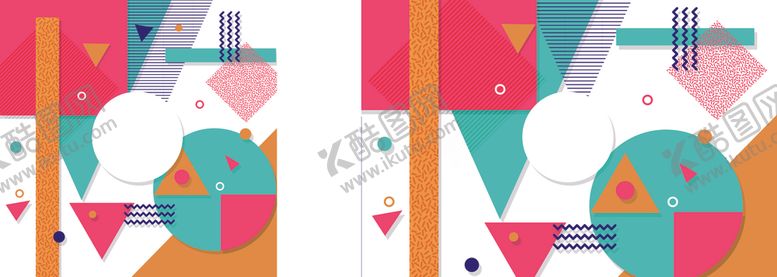 编号：45475109301710174093【酷图网】源文件下载-几何色块背景