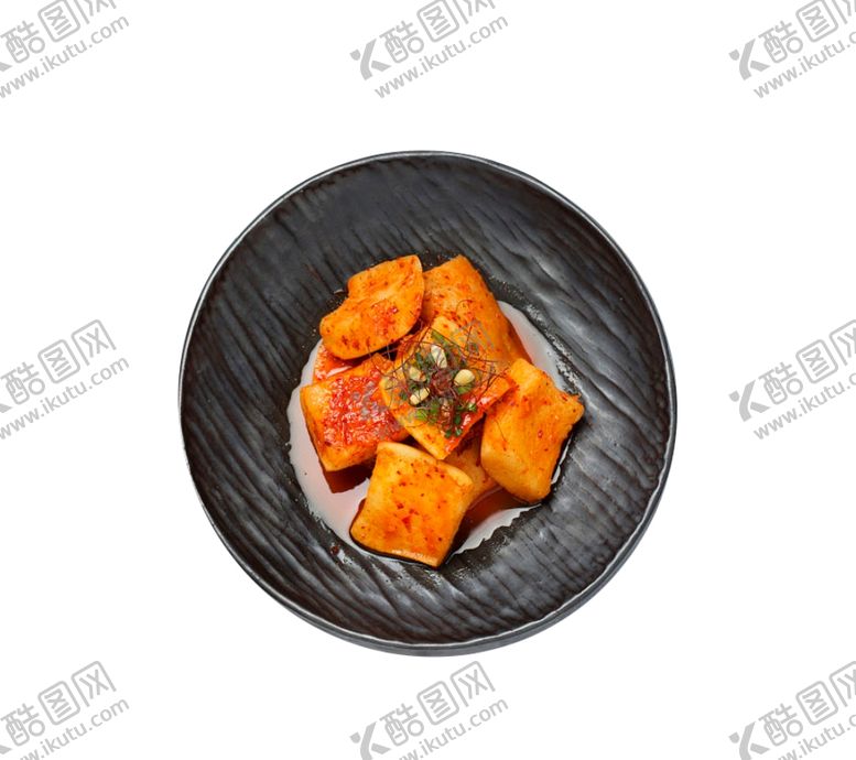 食物肉烧烤黑色盘子盘子里的