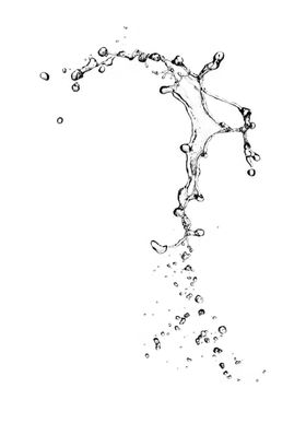 水花免扣护肤品海报透明珠飞溅浪图标