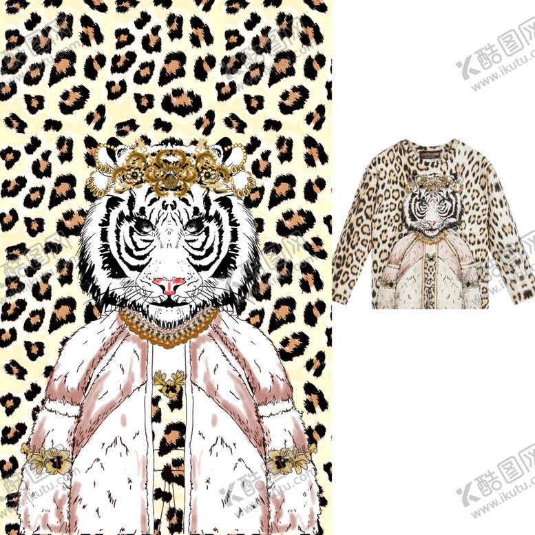 编号：68257710062321518854【酷图网】源文件下载-老虎动物虎大牌卡通