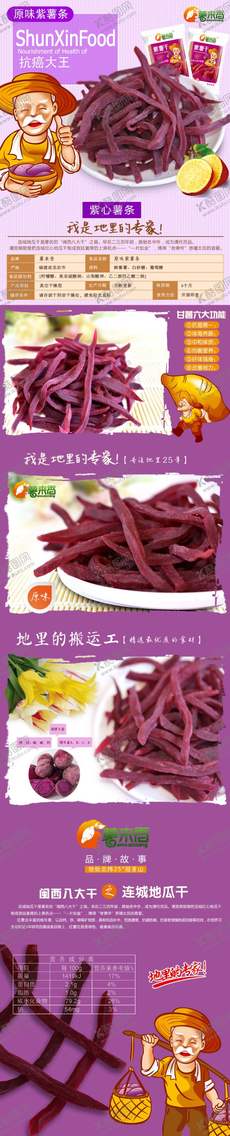 编号：97482205101158456778【酷图网】源文件下载-地瓜干详情页