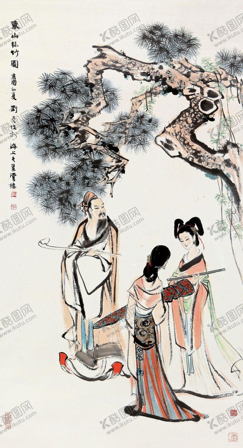 编号：50994409260805259651【酷图网】源文件下载-刘旦宅国画