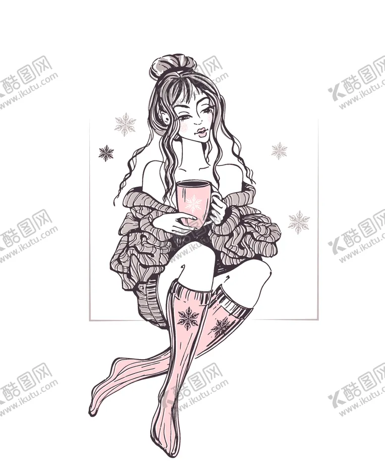 编号：10624007020252279210【酷图网】源文件下载-女性插画