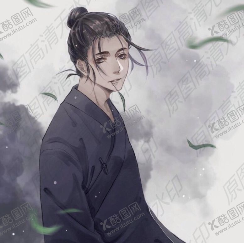 编号：72009710272314021672【酷图网】源文件下载-古风帅痞男子
