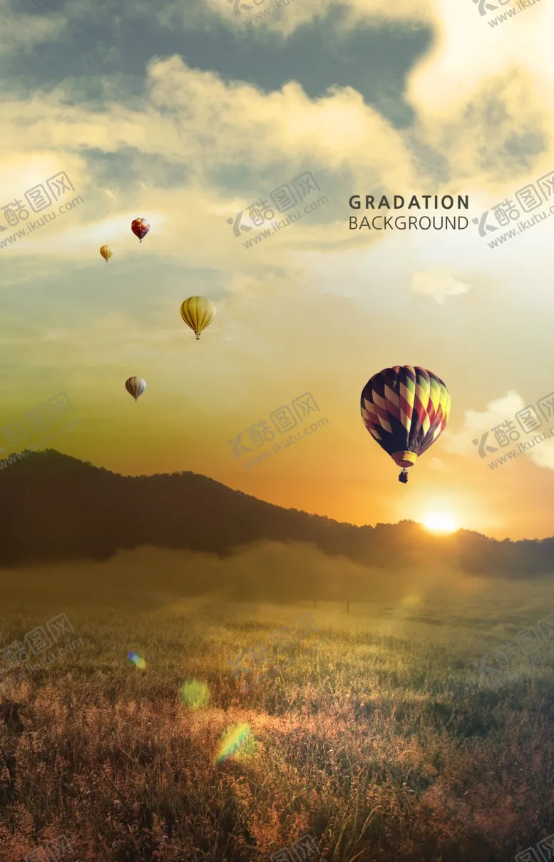 编号：67215410261108132711【酷图网】源文件下载-梦幻晚霞海报设计