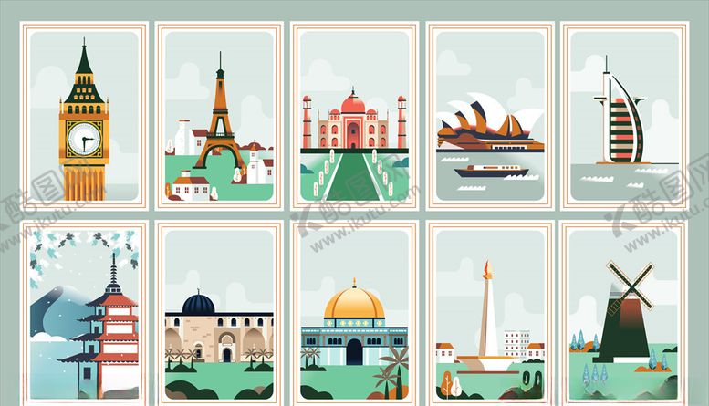 编号：63972510010539011426【酷图网】源文件下载-邮票