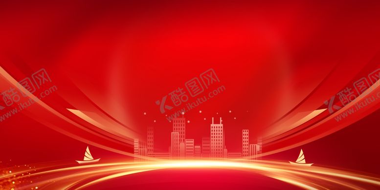 编号：29250003062353456106【酷图网】源文件下载-红色模板
