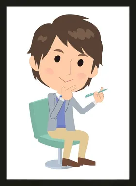 手绘男人男孩卡通动画卡通动画