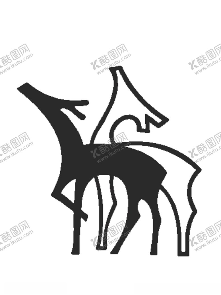 编号：86120209201933337493【酷图网】源文件下载-双鹿