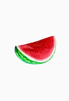 手绘水果蔬菜 