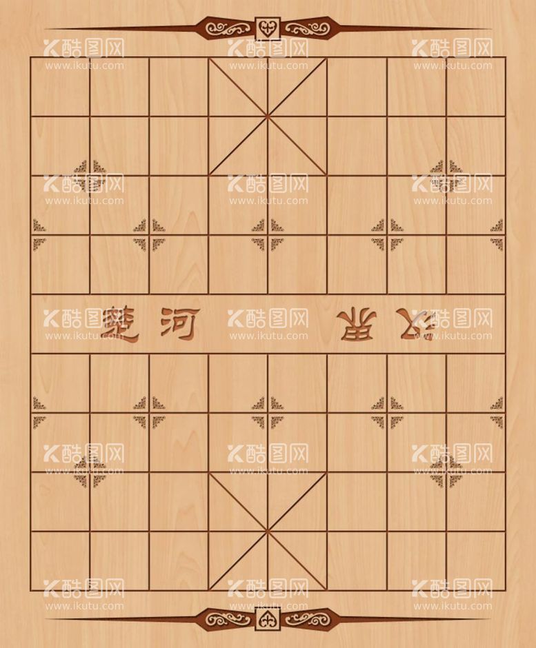 编号：49213509261152329158【酷图网】源文件下载-中国象棋棋盘