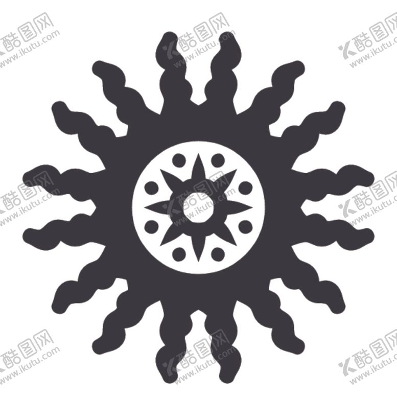 编号：69229209260154224387【酷图网】源文件下载-黑白简约花纹图案设计