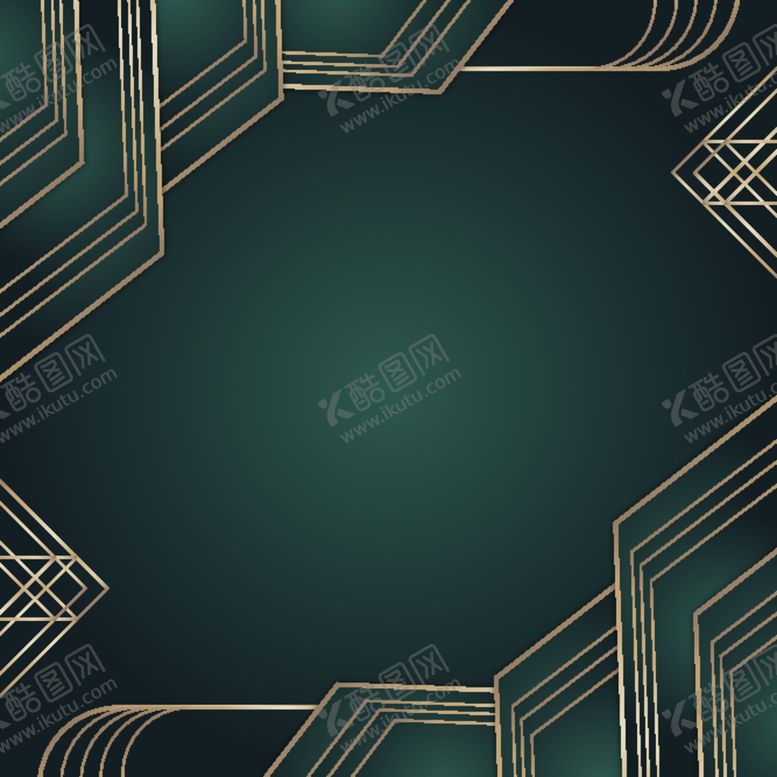 编号：47675612300454153162【酷图网】源文件下载-金色花纹黑色背景