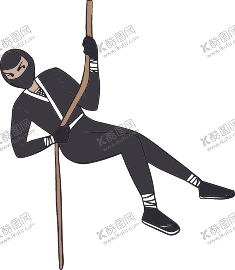 编号：96813405011729042443【酷图网】源文件下载-卡通忍者