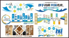 企业形象墙科技展厅文化墙
