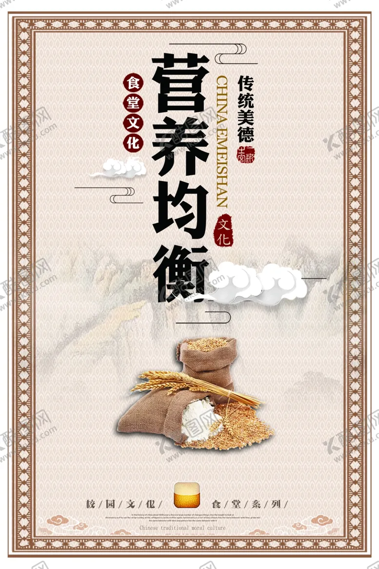编号：17660401170146413429【酷图网】源文件下载-食堂餐厅海报