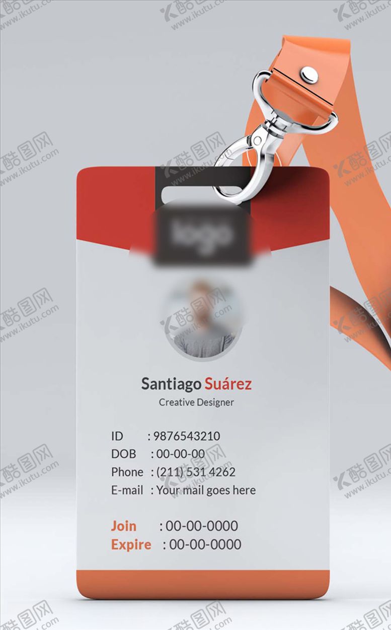 编号：51936509271931077845【酷图网】源文件下载-工作证模板工牌矢量