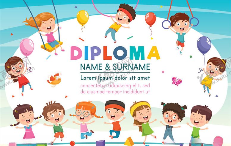 编号：55880110031513501109【酷图网】源文件下载-卡通小孩