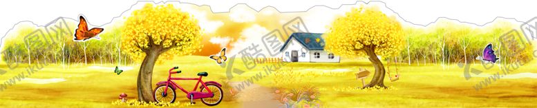 编号：99841210032314066677【酷图网】源文件下载-秋季氛围围挡图片