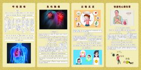 急救室宣传图板