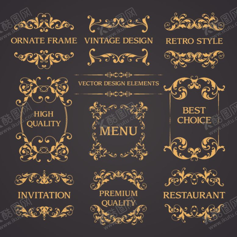 编号：33090210010926179531【酷图网】源文件下载-欧式花纹