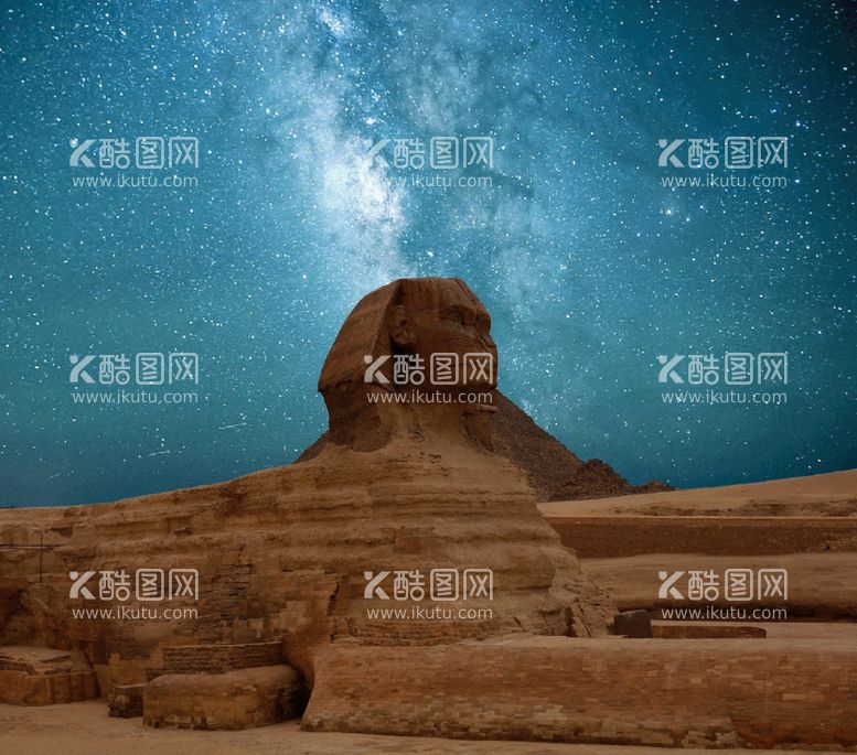 编号：84198503192106374510【酷图网】源文件下载-沙漠夜景星空