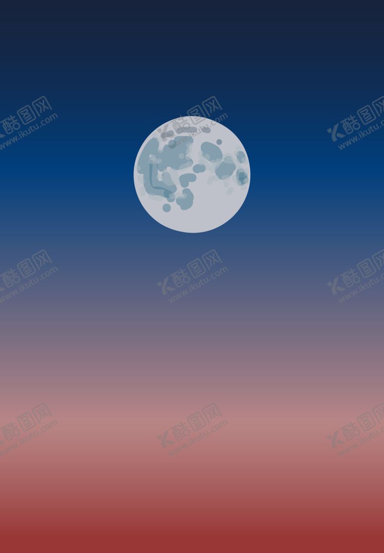 编号：50335706161249107635【酷图网】源文件下载-原创月亮背景素材图片