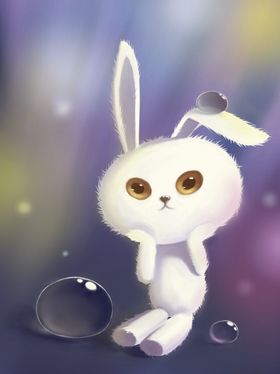 梦觉插画兔子