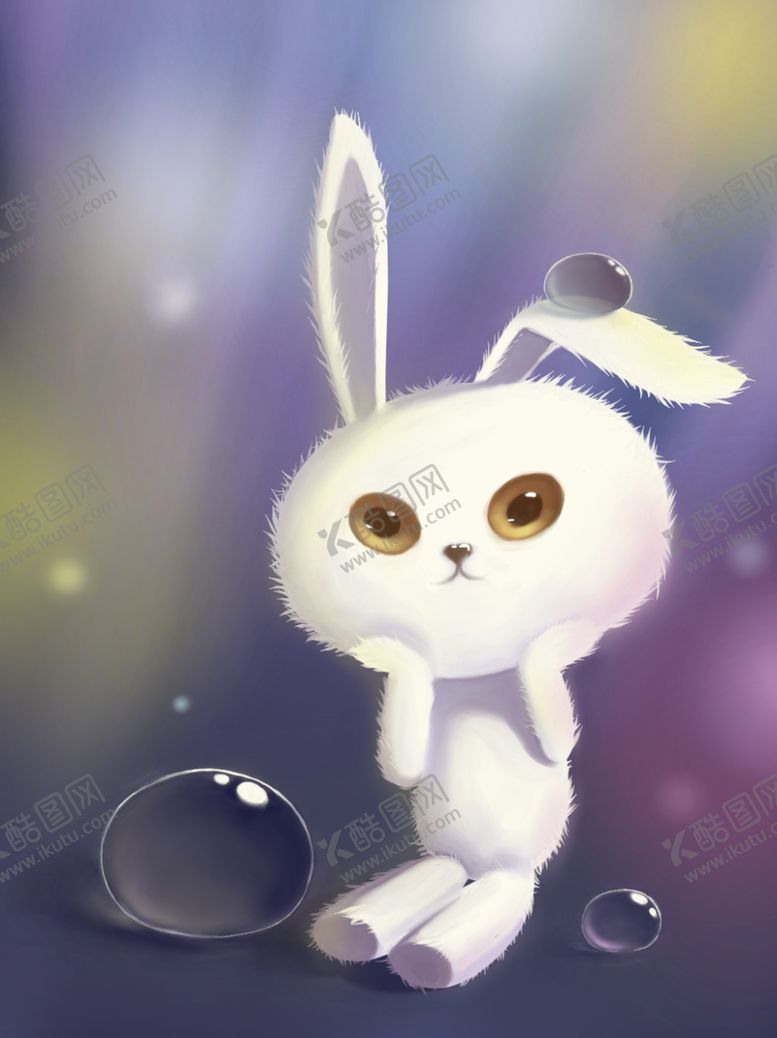 编号：75776807042028531698【酷图网】源文件下载-梦觉插画兔子