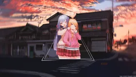 动漫壁纸简约扮演设计