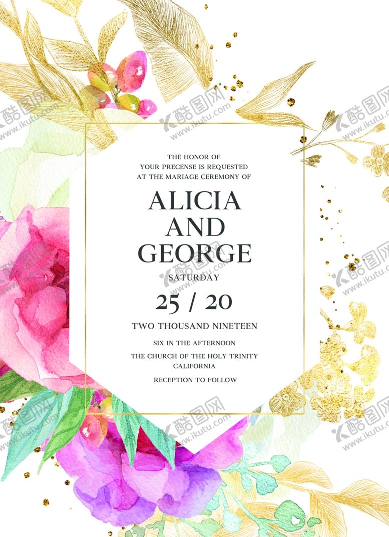 编号：85109710090508045981【酷图网】源文件下载-水彩花