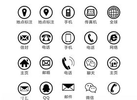 电话地址图标