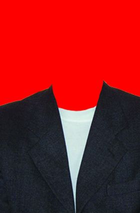 男士西装证件照
