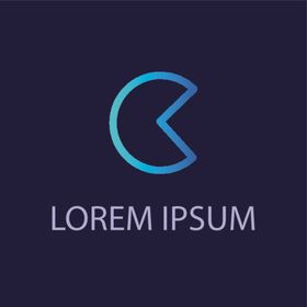 字母logo简洁企业体P