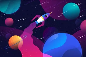 火箭燃气推进太空科学研究探空