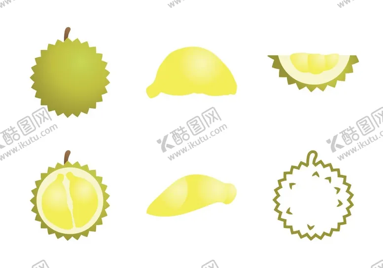编号：43627009241117121502【酷图网】源文件下载-卡通榴莲