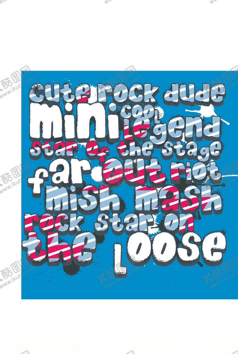 编号：41920709202034098458【酷图网】源文件下载-字母印花