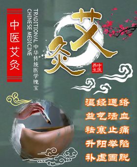 艾灸透明玻璃贴