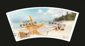 纸杯平面图