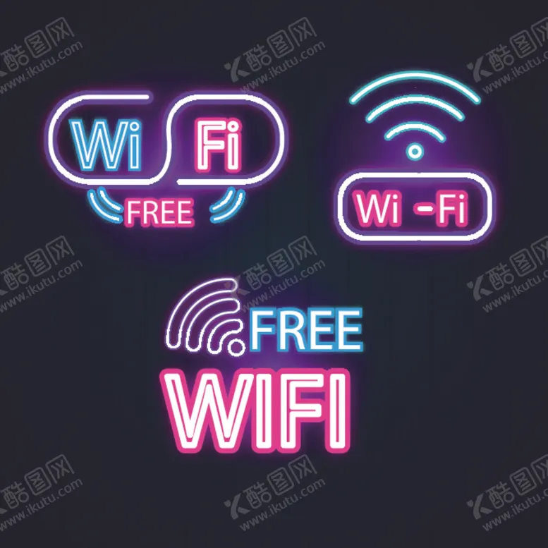编号：41890404190834584073【酷图网】源文件下载-wifi图标信号标志
