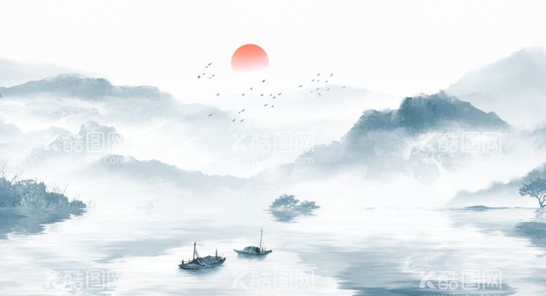 编号：57186612101422489063【酷图网】源文件下载-水墨画背景