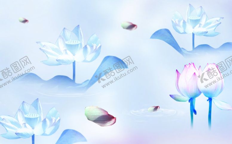 编号：63796910051209502214【酷图网】源文件下载-荷韵电视背景墙