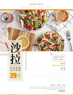 沙拉海报