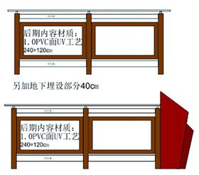 文化走廊 钢结构宣传栏