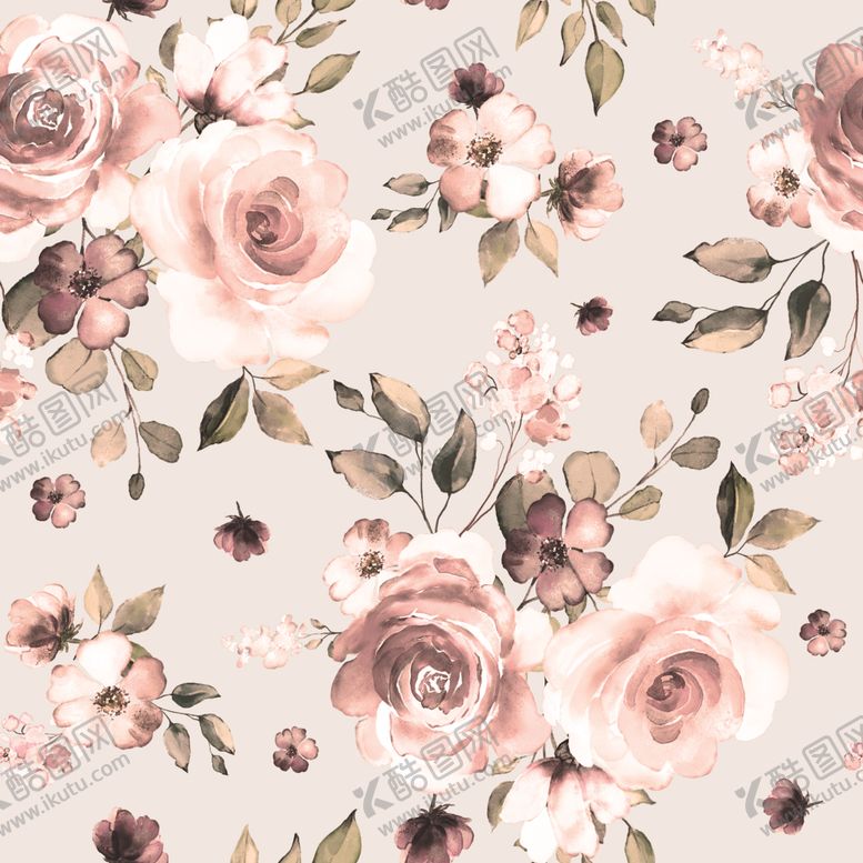 编号：25858309262138262160【酷图网】源文件下载-水彩花